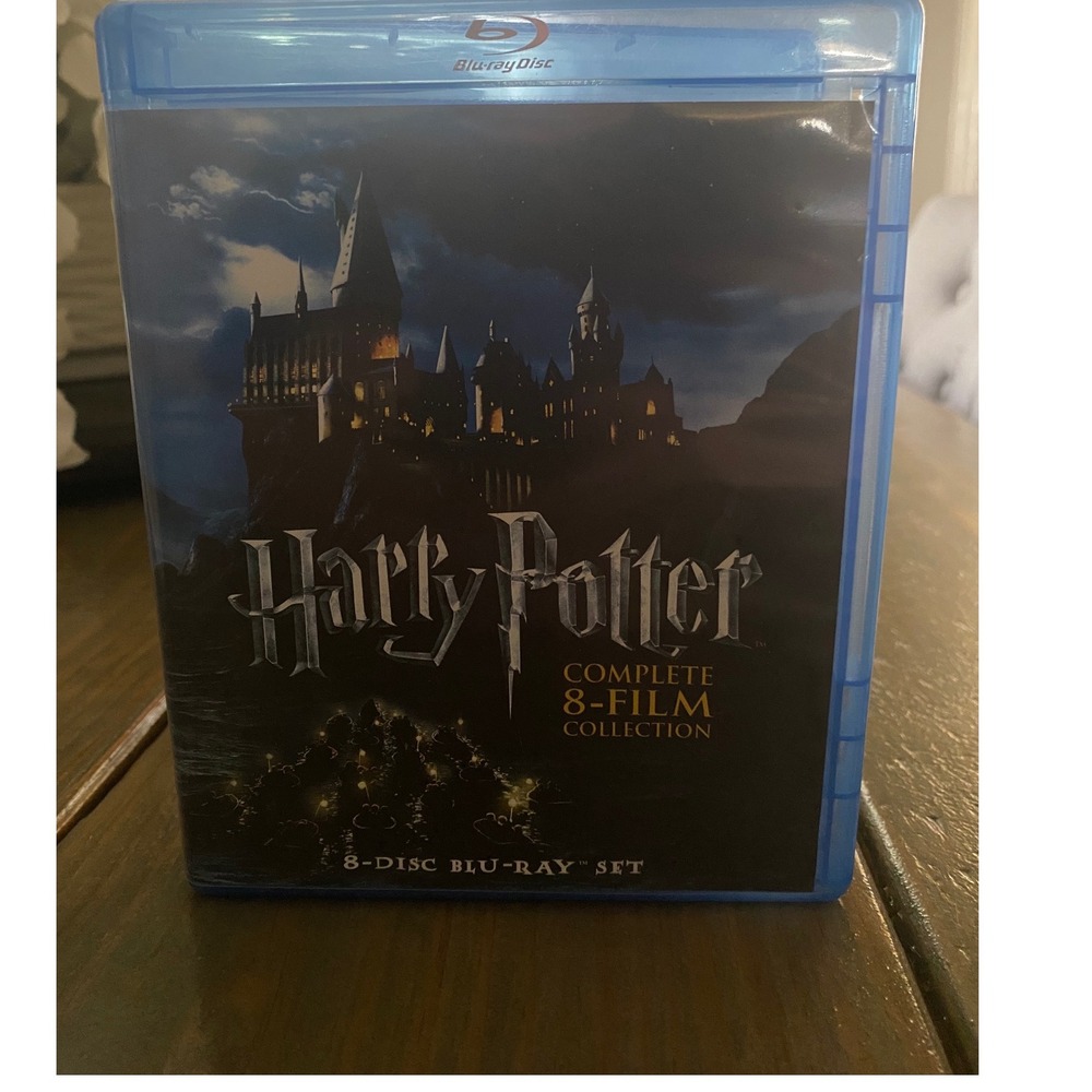 Warner Bros Harry Potter 8-Film Collection Blu-ray Set Blue Dark Academia Movie